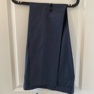 Blue Check Dress Pants from Topman